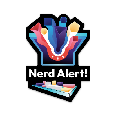 Nerd Alert Sticker
